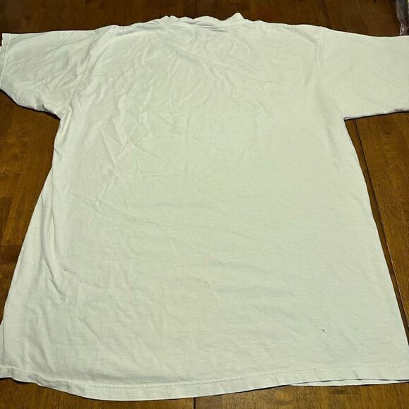 VTG 90s Six Flags Marvin the Martian Looney Tunes Vaporized T-Shirt Mens Size XL - Picture 5 of 10